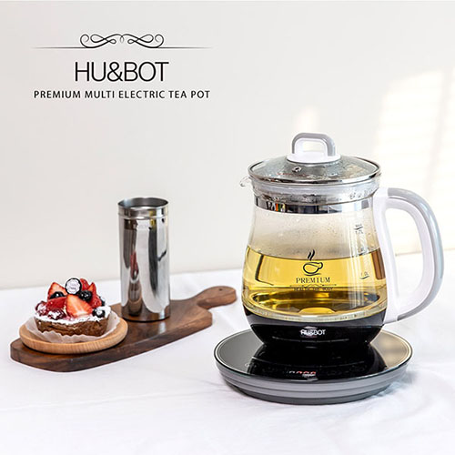 휴앤봇 전기 티포트 HB-8090D 커피 주전자 유리 분유 차탕기 티메이커