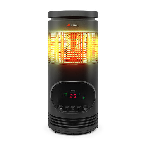 휴앤봇 가정용 전기 온풍기 R350 원적외선 전기히터 석영관 난로 사무실 난방기